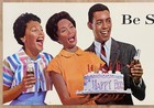 C 1960 Be Sociable Have Pepsi African Americans Streetcar Sign Vintage Original