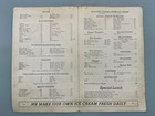 The Soda Grill Vintage 1940 s Restaurant Menu 205 West Main St Cherokee Iowa Ia 