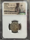Ngc Xf Armenia Levon I Ar Tram Ad 1198-1219 Silver Coin Coins Of The Crusades