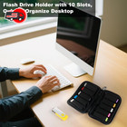 Flash Drive Case Usb Storage Case 10 Slots  Portable Thumb Drive Usb Holder