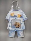 Picture Frame Babies Clothes Wooden Hanger 14in Fits 4in X4in Photo