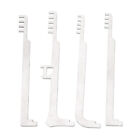 4pcs Comb Pick Stainless Steel Tools  Comb Lock Picks Metal Teeth Tools Portable