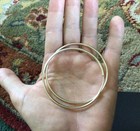 Large Lightweight Sterling Silver Hoop Earrings 2 5 Inches