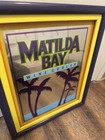 Matilda Bay Wine Cooler Sign Mirror 16 X 19 Framed Advertising