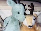 Lot Of 5 Jellycat London Plush Animals Tawny Reindeer 19  Dragon Bunny Owl Lamb