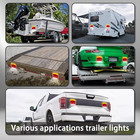 Led Magnetic Trailer Tail Lights Wireless Rechargeable 7pin Plug For Truck Rv