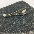 Vintage Tie Bar clip Golf Club Silver Tone Preppy Old Money Estate