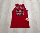 Michael Jordan Nba Chicago Bulls Autographed Champion Authentic Pro Cut Jersey