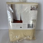 Vintage Nip Martha Stewart Everyday Round Pleated Tablecover Butter Yellow 70 
