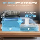 15 Pack Travel Vacuum Bags With Rechargeable Wireless Pump  Clothing Seal Org   