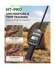 Hay Moisture Tester With 20  Reinforced Probe  Digital Hay Moisture Meter Wit   