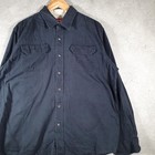 Vintage Wrangler Long Sleeve Button Shirt Men   s Large Black