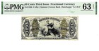 50 Cents Third Issue Fractional Currency Fr  1366 Pmg Choice Unc 63 Epq