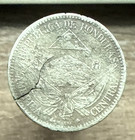 Honduras Rare Die Crack 1 2 Real 1869 Pres  Jose Medina Designed By A  Barre