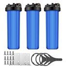 Whole House Spin Down Pre-filter   3-stage 20  X4 5  Water Filter Housing System