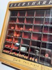 Vintage Eversharp Red Top Lead Pencil Tabletop Store Glass Wood Display Case