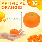 Toopify 16 Pcs Artificial Oranges  Decorative Fake Oranges For Decoration Lifeli