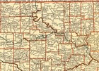 1938 Antique Oklahoma State Map Vintage Map Of Oklahoma Gallery Wall Decor 3271