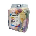 New Color Terry Towel Rags - 600 Lbs  Pallet 24 X 25 Lbs  Bags For Cleaning