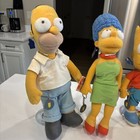The Simpsons Vintage 2002 Plush Dolls Complete Set Of 5 Applause 300th Episode