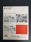 Vintage Massey Ferguson Farm Tractor Dealer Paper Brochure Agriculture Ad Lot 7