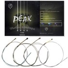 Peak Violin Strings 4 4 Set  eadg  - Synthetic Core Ball-end