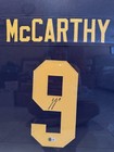 Jj Mccarthy Signed   Framed Michigan Wolverines  23 National Champions Jersey