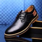 New Spring Autumn Fashion Men Shoes Men Leather Oxfords Shoes Casual Lace-up