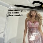 Party King Blushing Beauty Mermaid Dress Costume Pink Removable Straps S
