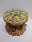 Vintage J  Chein   Co Tin Litho Windup Toy Playland Merry Go Round Parts restore
