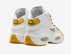 Reebok Question Mid  yellow Toe  Lakers White Fx4278 Men s Size 7 5-12 Iverson