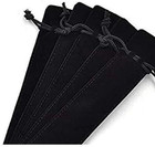 20 Pcs Velvet Drawstring Pen Pouch Single Pen Holder Sleeve Bag Case