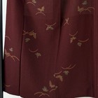 Japanese Kimono Fine Pattern Enji Color 153 5cm 5 Ft 0 In Pure Silk B0181