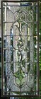 Stained Glass Transom Window Hanging Panel 36 X 15  Incl Hooks