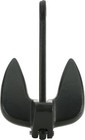Solid Cast Iron 15-pound Navy Boat Anchor  Black Pvc-coated  Boat Accessories