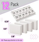 Kneaded Erasers 12 Pack White Artist Erasers Kneadable Rubber Erasers Bulk For
