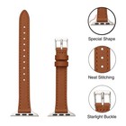 Genuine Slim Leather Apple Watch Band Strap For Iwatch Series 12 11 10 Ulta 4 3
