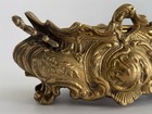 Antique French Solid Cast Brass Art Nouveau Jardiniere Insert Planter Plz Read