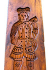 Antique 19th Cent  Speculaas Cookies Board 2 Sides Man woman Folk Art Primitive