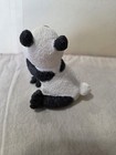 Pacific Giftware Panda Bear Figurine Resin Happy Sitting Down 