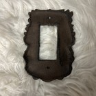 Antique Cast Iron Metal Light Switch Plate Cover Vintage Rocker Style Ornate
