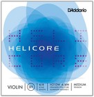 D addario Helicore Violin Set Strings 4 4 Size Medium Wound E