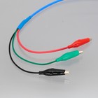 Triax 2-lug Trb Male To Alligator Clip Double Shield Cable 2 9ft    for Keithley