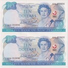 Nz  10 X 4 Uncut Sheet 1990 150th Ann Treaty Of Waitangi  aaa  1st Prefix Rare  