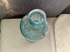 H  H  Hay Co  Selling Agts L f  Atwood Aqua Glass Medicine Bottle Embossed