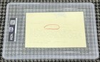 The Rolling Stones Keith Richards Signed Autograph 6 5x4 Cut Psa dna Encased