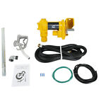 20gpm 12v Fuel Transfer Pump Dc Gasoline For Gas Diesel Kerosene W  Flow Meter