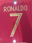 Christiano Ronaldo Cr7 Signed Framed Portugal 2018 Nike Jersey W  Icons Coa