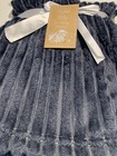 New Stylish Baby Soft Flannel Fleece Baby Infant Throw Blanket In Dark Blue