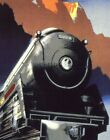 Canadian Pacific 1940 Across Canada Vintage Poster Print Art Train Travel Advert